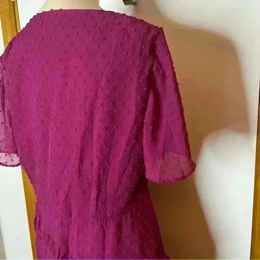 Lulu's Ruffled Midi Dress - Picture 14 of 15